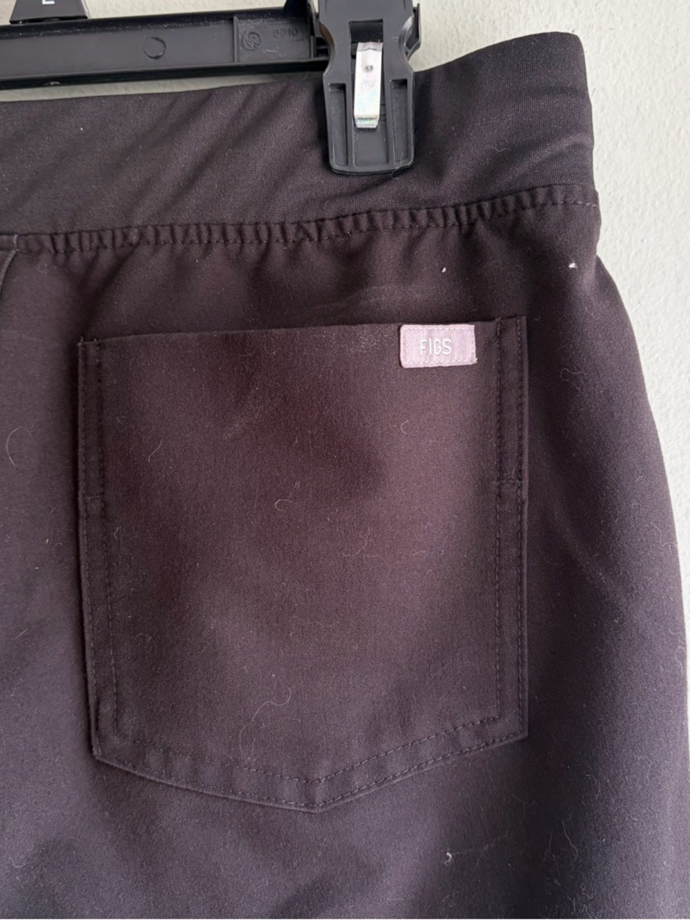 FIGS Zamora Black Jogger Scrub Pants - XS - Picture 5 of 6